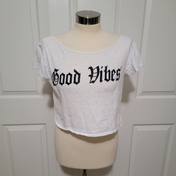 Good vibes cropped tee - Picture 1 of 3